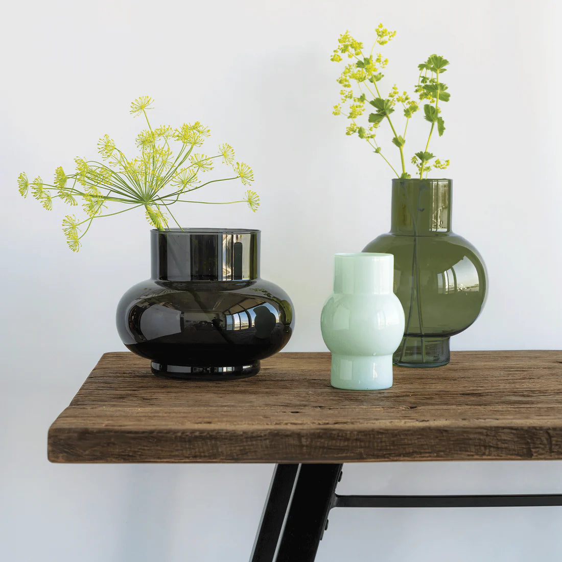 Vase Tummy Green