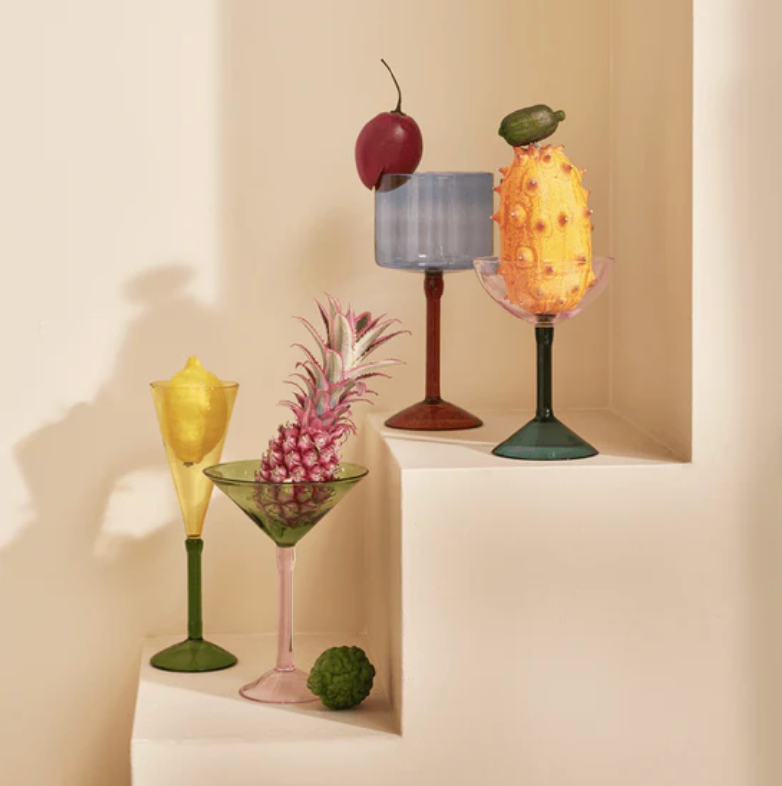 Champagner Glas Set