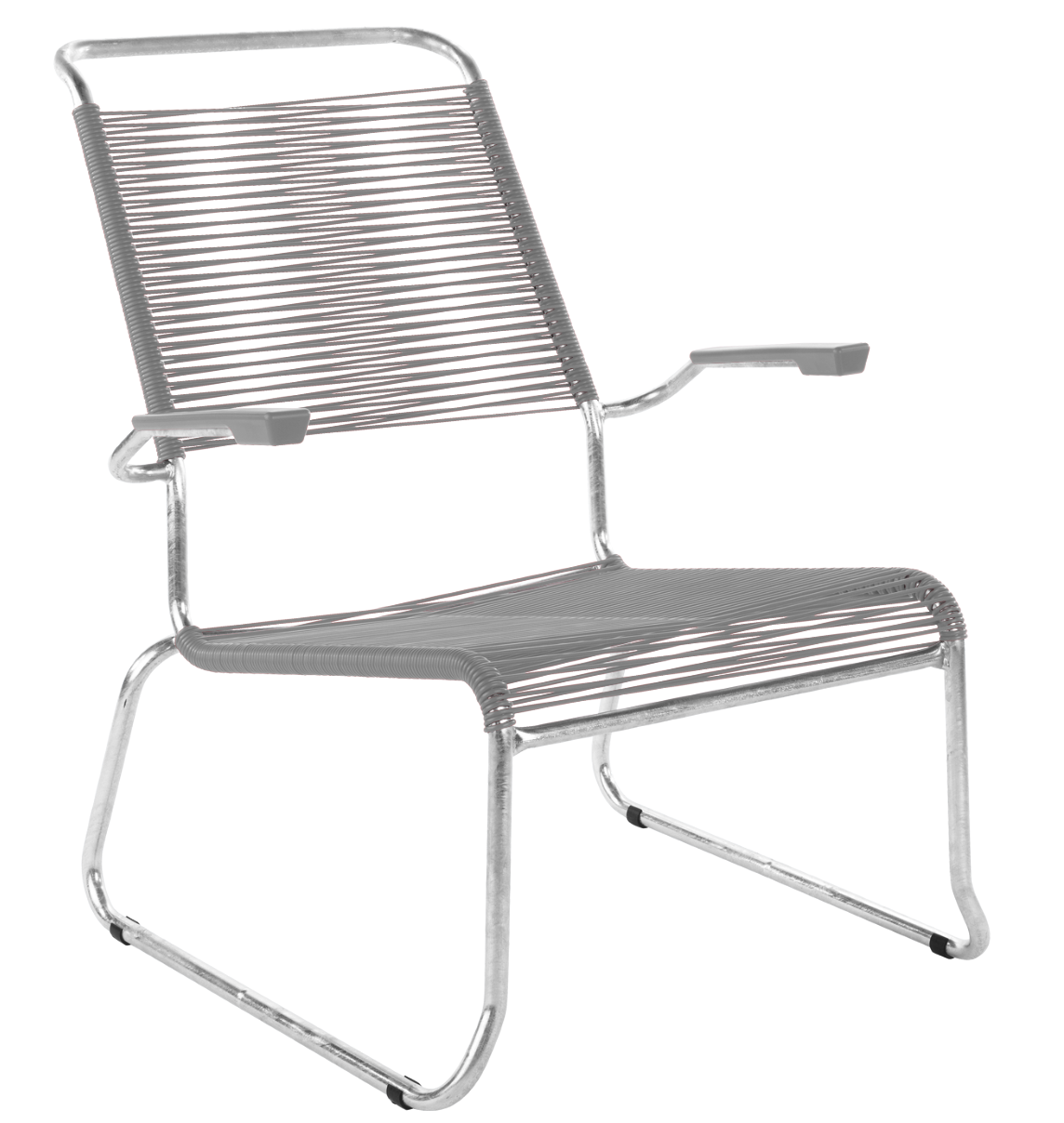 Schaffner Kufen Säntis Spaghetti Lounge Chair Hochlehner – mit Armlehne