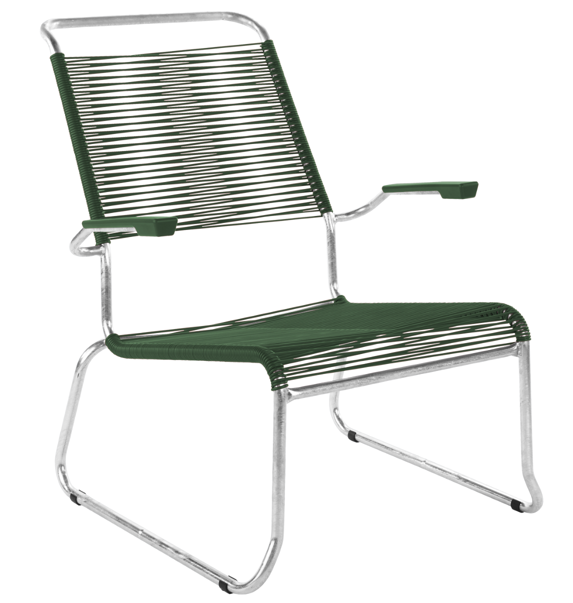 Schaffner Kufen Säntis Spaghetti Lounge Chair Hochlehner – mit Armlehne