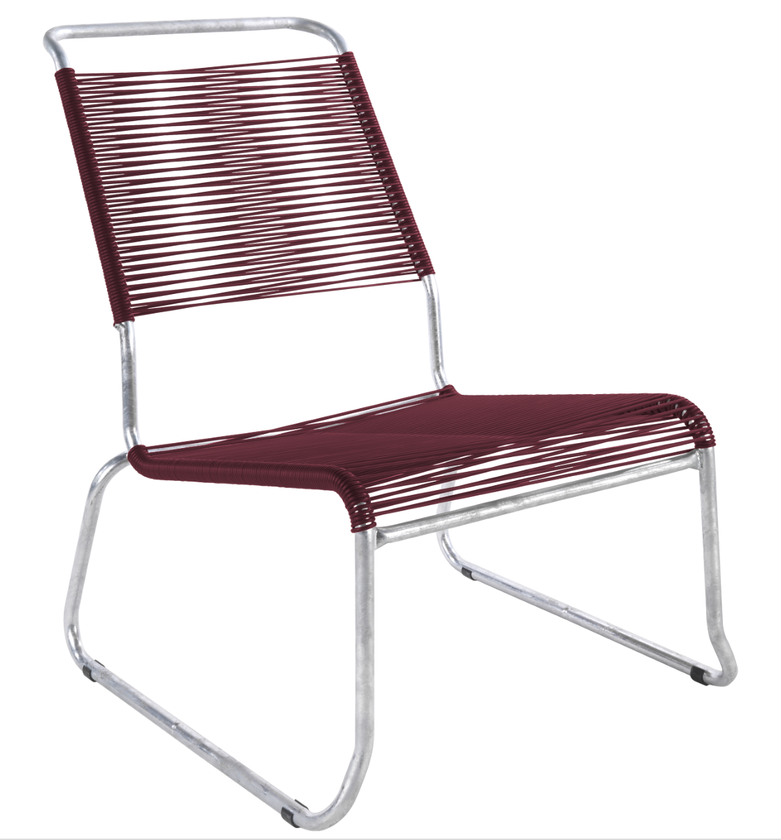 Schaffner Kufen Spaghetti Lounge Chair Hochlehner - Säntis ohne Armlehne
