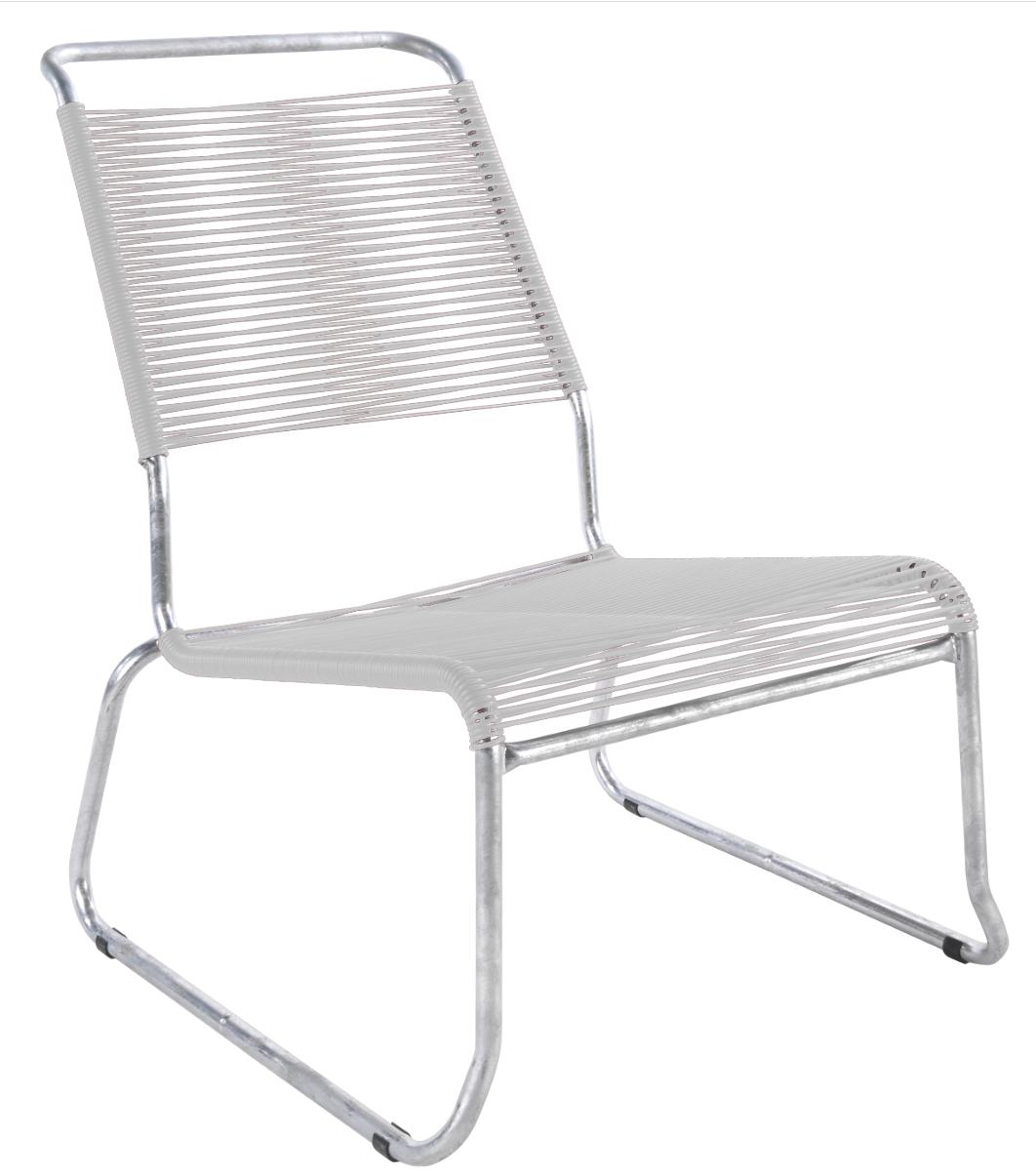 Schaffner Kufen Spaghetti Lounge Chair Hochlehner - Säntis ohne Armlehne