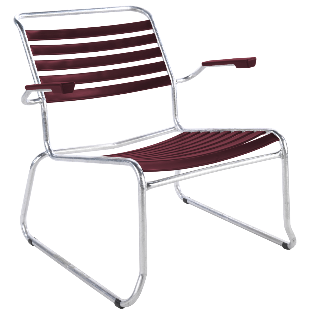 Schaffner Kufen Lounge Chair – Säntis mit Armlehne