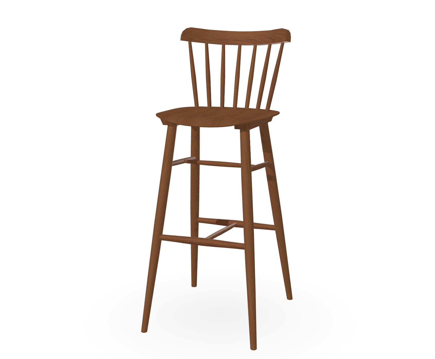 Mikado bar stool oak