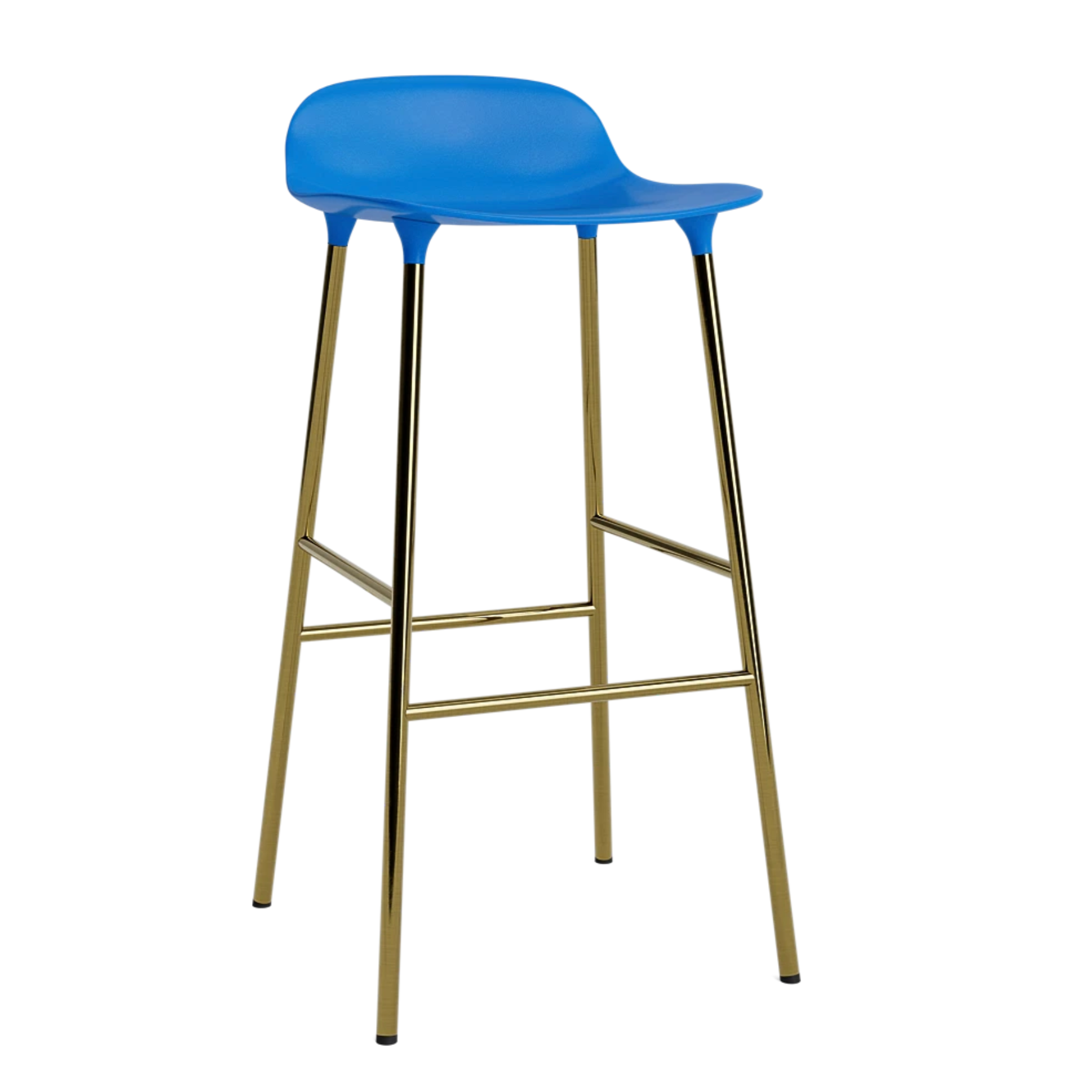 Form Barstool - Brass