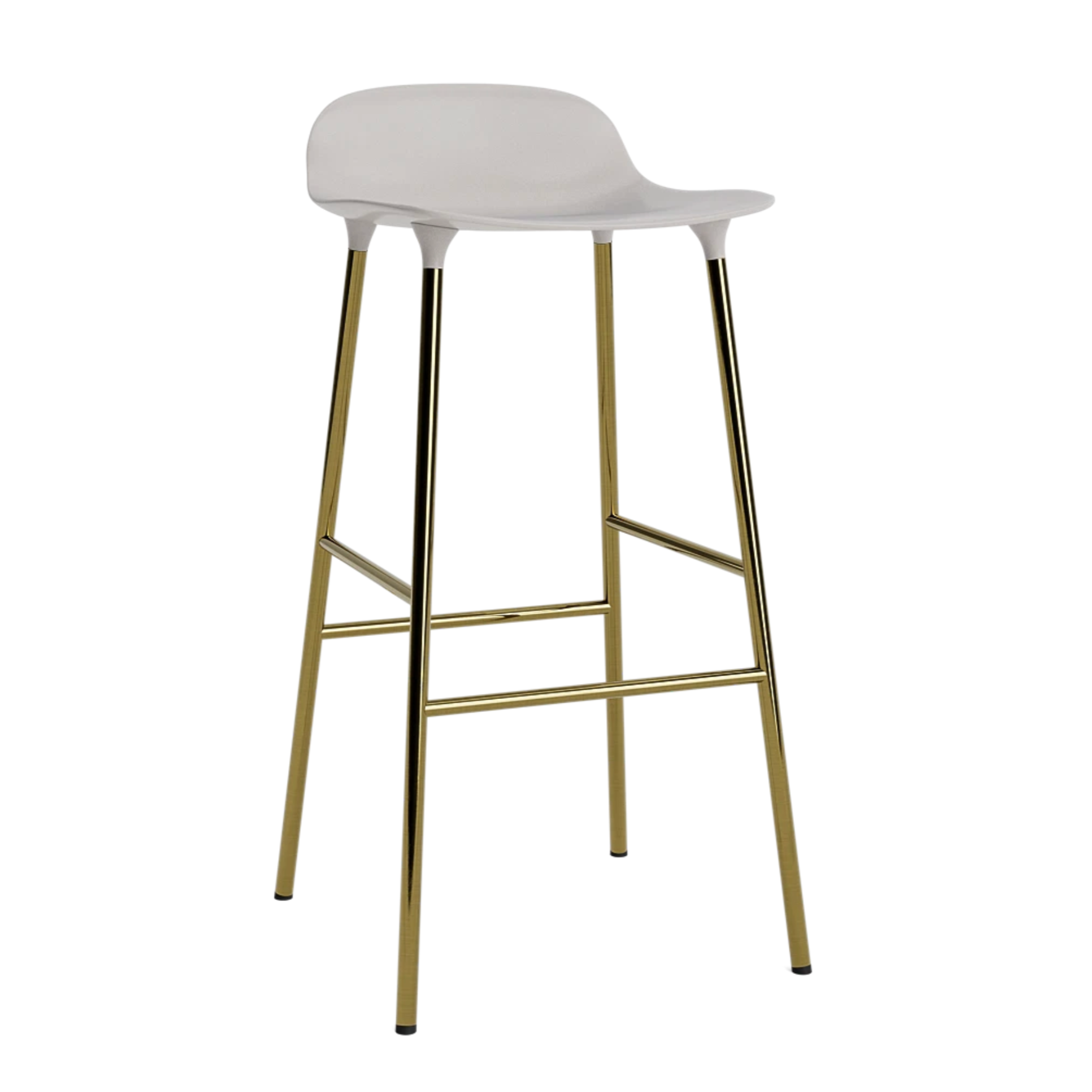 Form Barstool - Brass