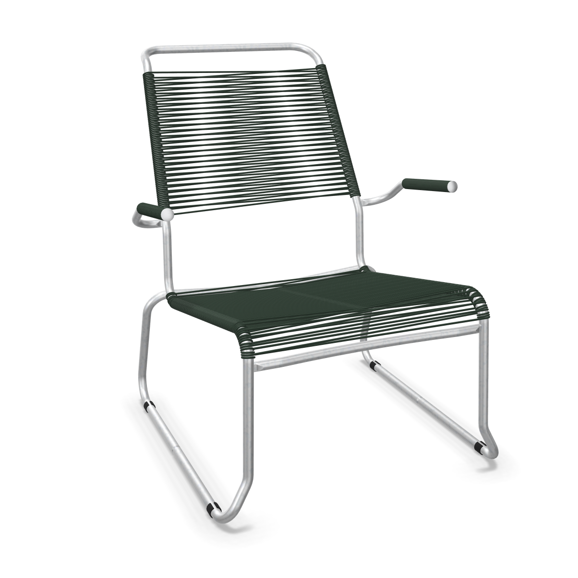 Schaffner Kufen Säntis Spaghetti Lounge Chair High Back – with armrest