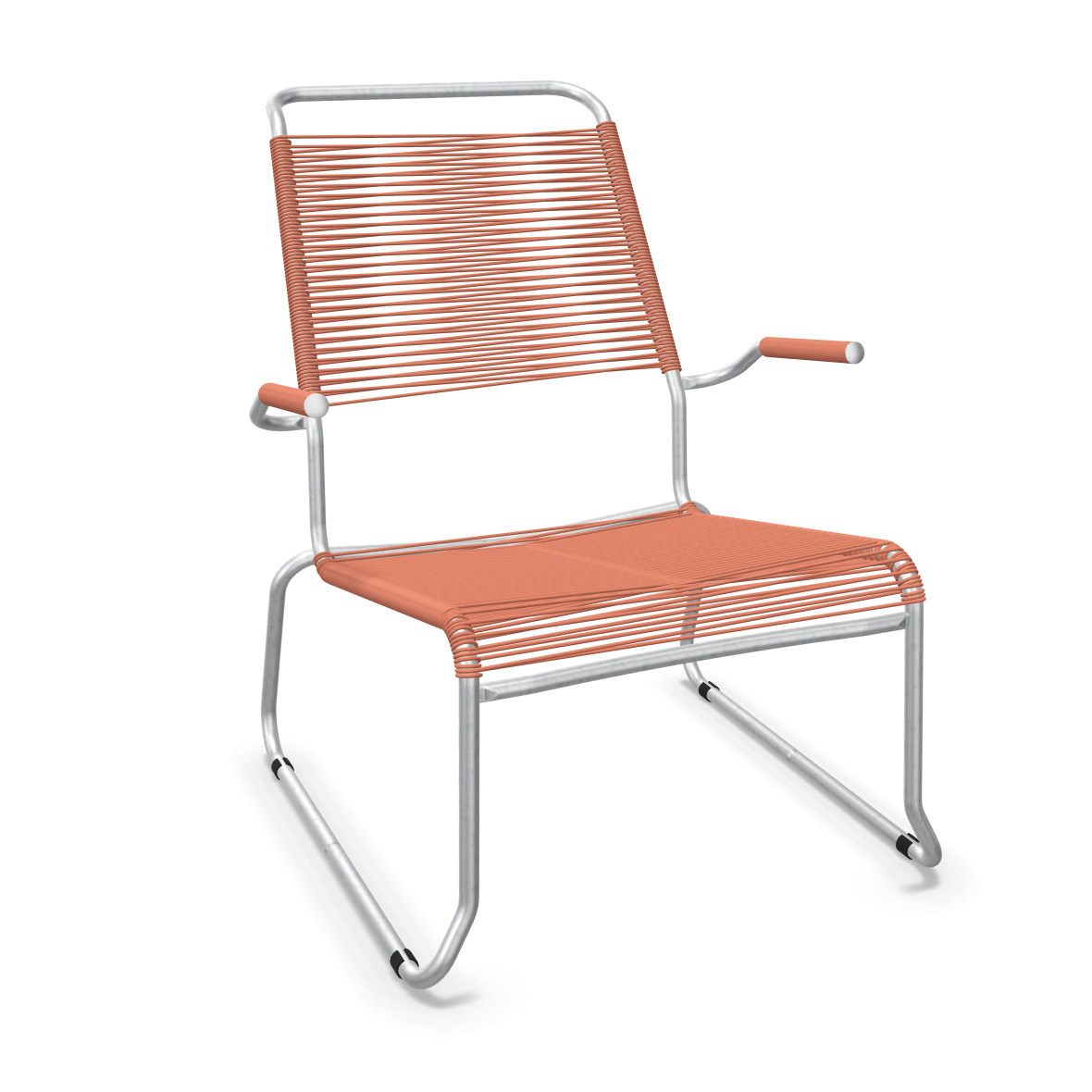 Schaffner Kufen Säntis Spaghetti Lounge Chair High Back – with armrest