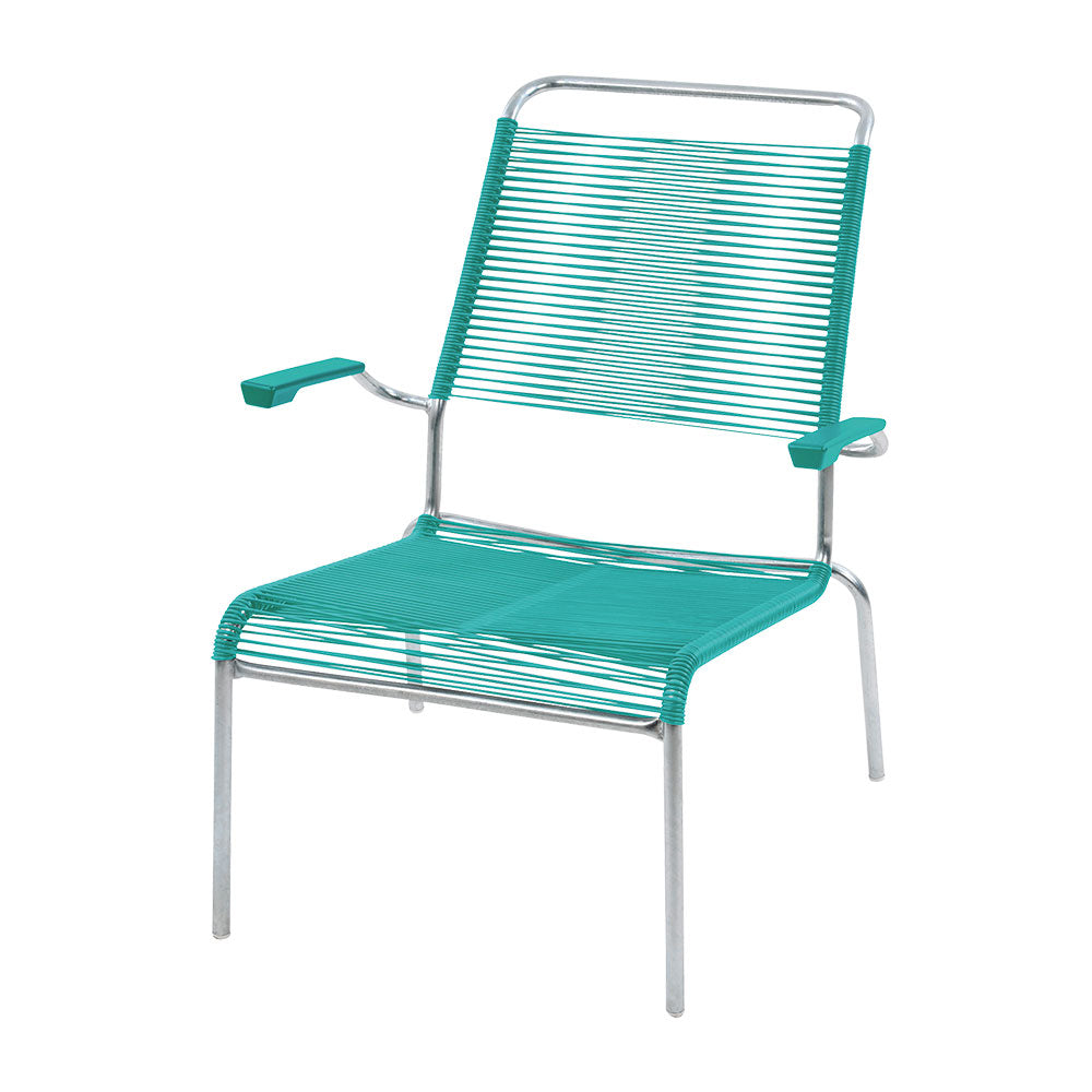 Schaffner Säntis Spaghetti Lounge Chair Hochlehner – mit Armlehne