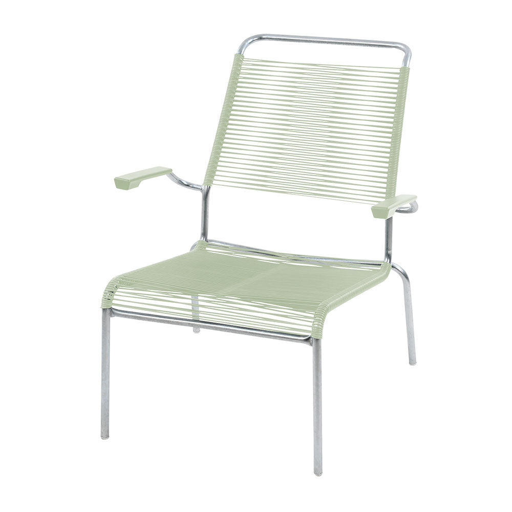 Schaffner Säntis Spaghetti Lounge Chair Hochlehner – mit Armlehne