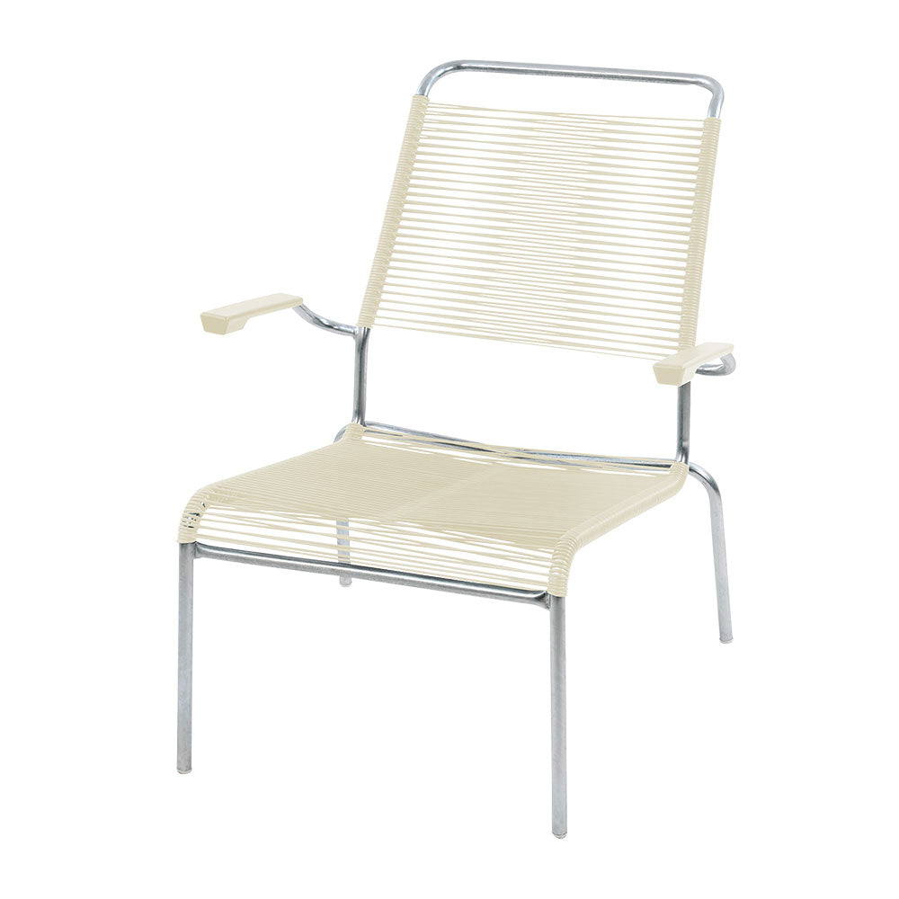 Schaffner Säntis Spaghetti Lounge Chair Hochlehner – mit Armlehne