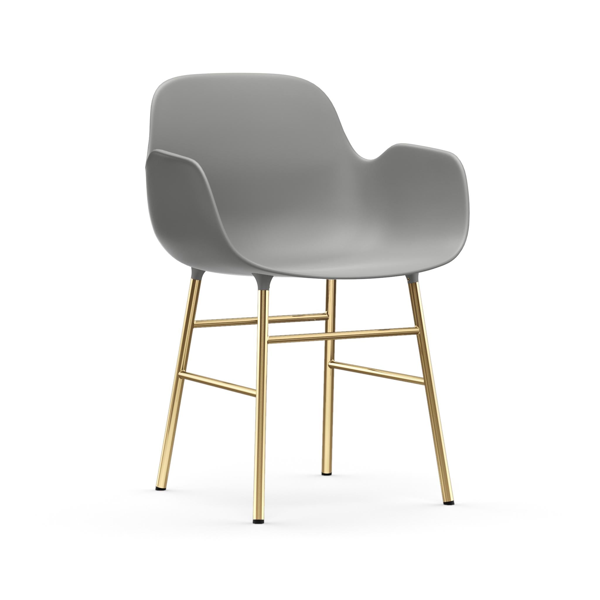 Form Armchair - Brass