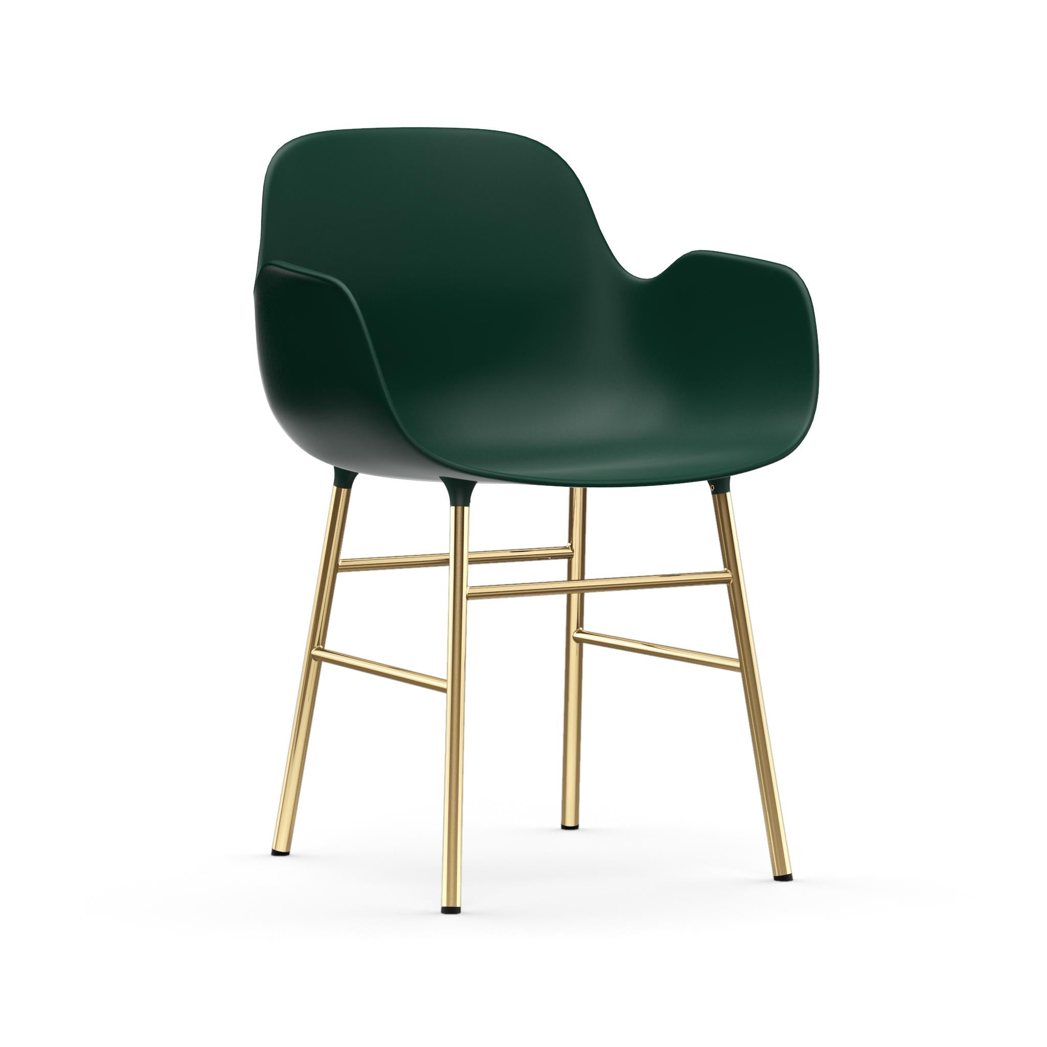 Form Armchair - Brass
