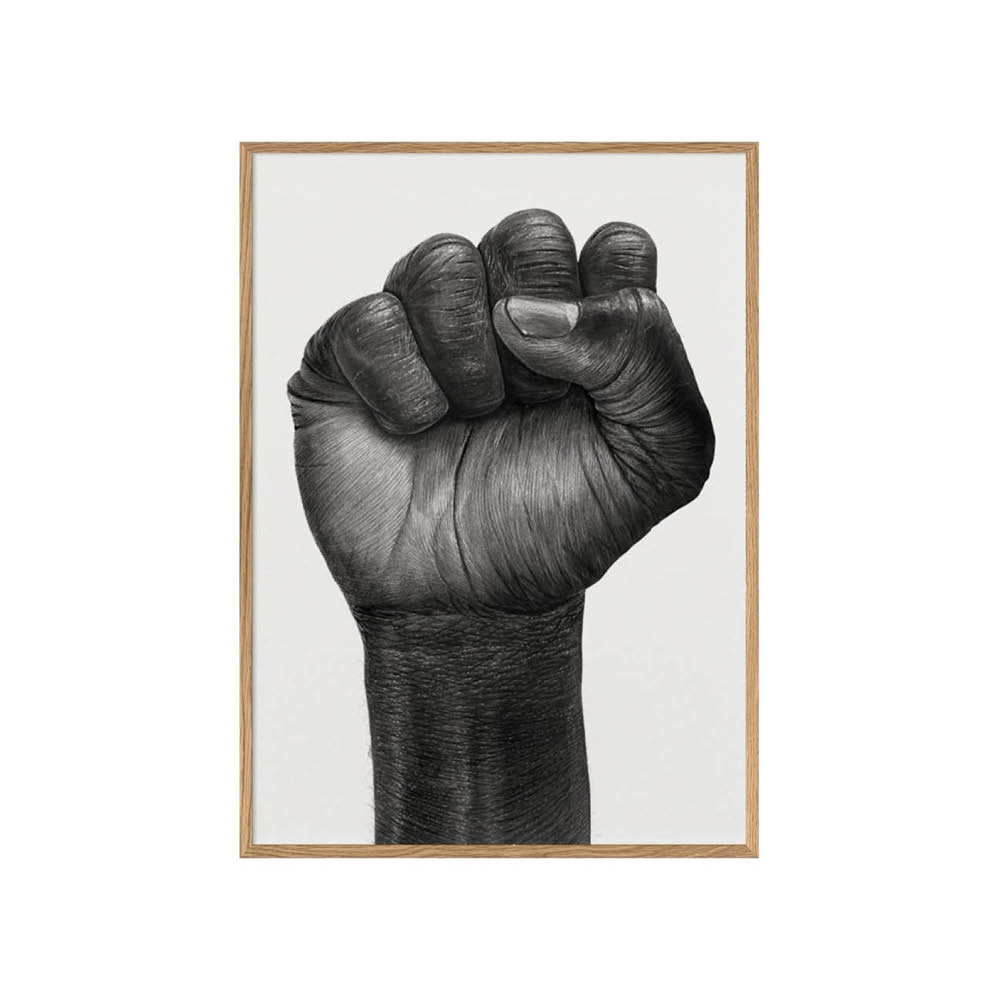 Raised Fist by Børge Bredenbekk