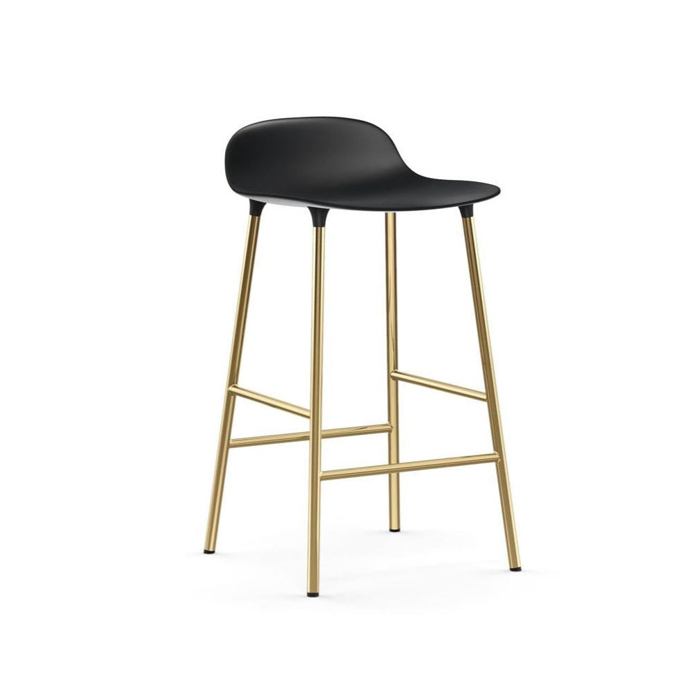 Form Barstool - Brass