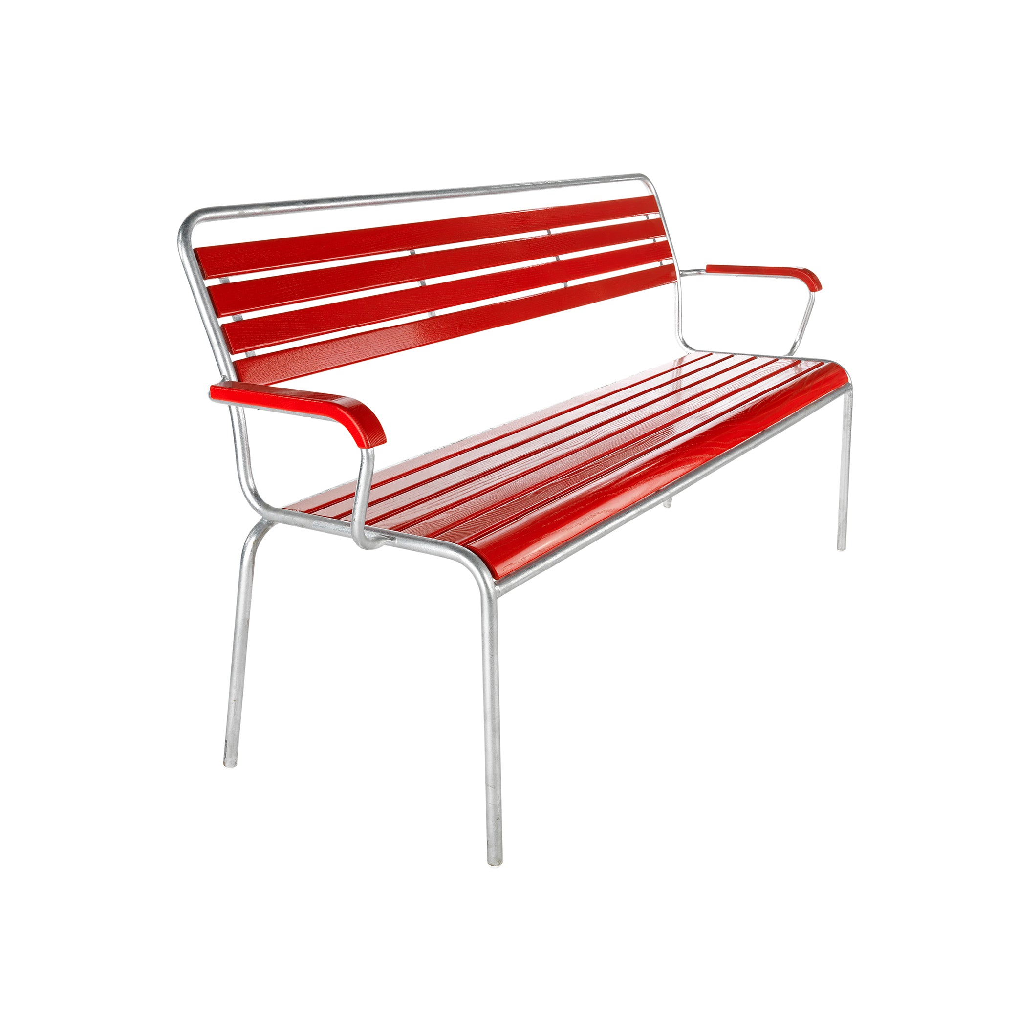 Schaffner Garden Bench – Rigi with Armrest
