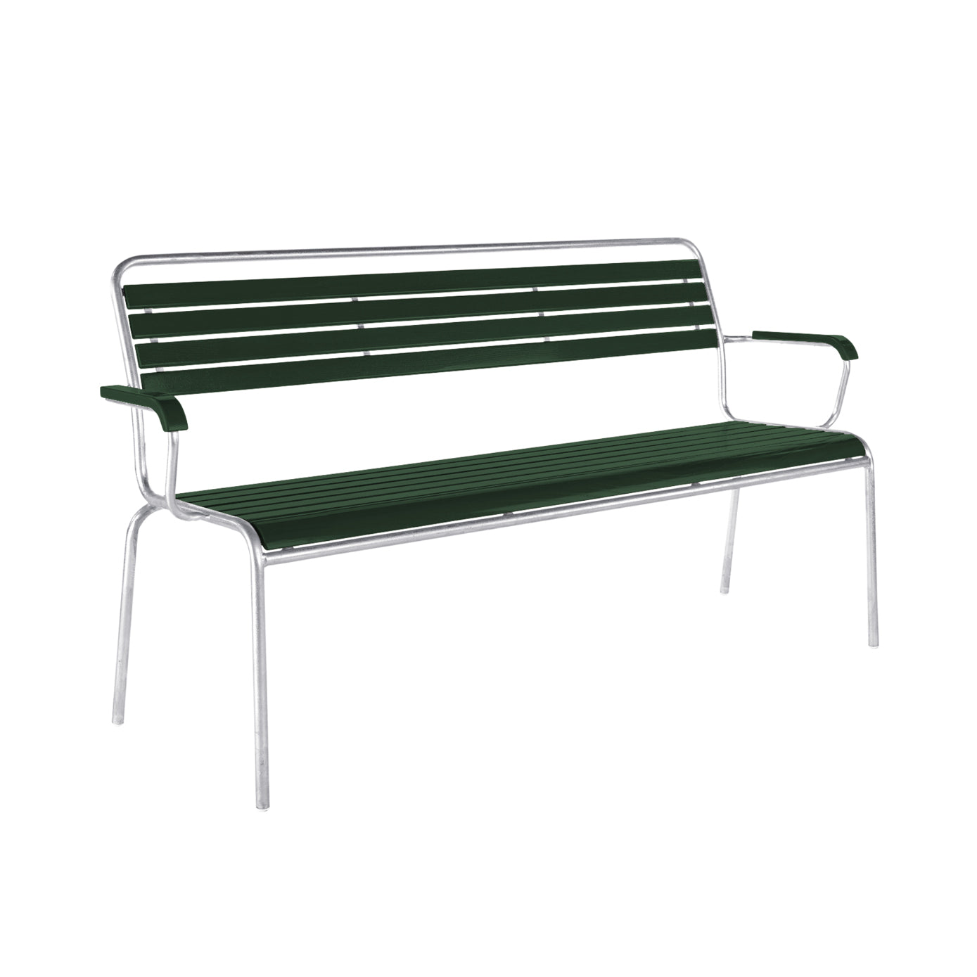 Schaffner Garden Bench – Rigi with Armrest