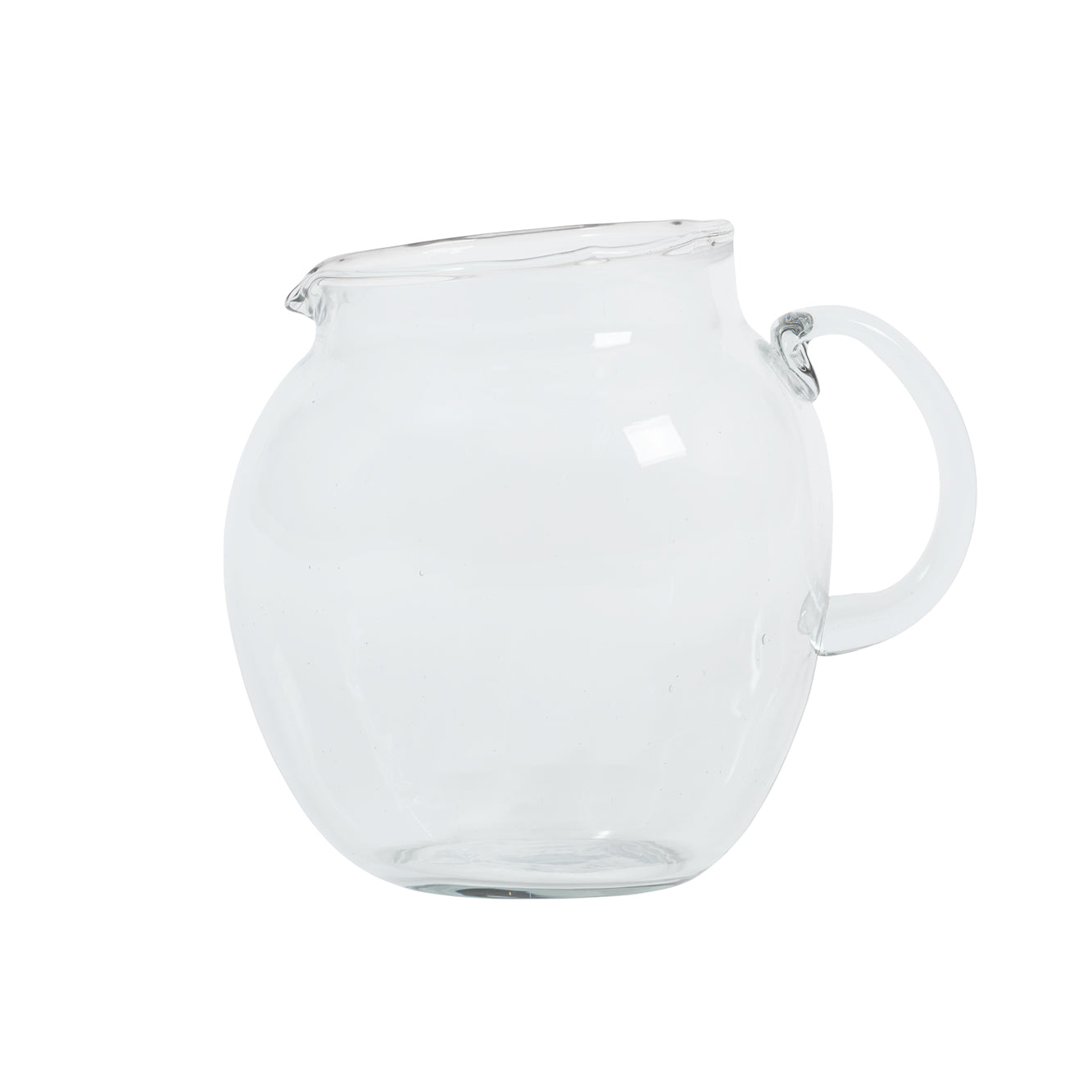 Recycled glass jug Ponpon