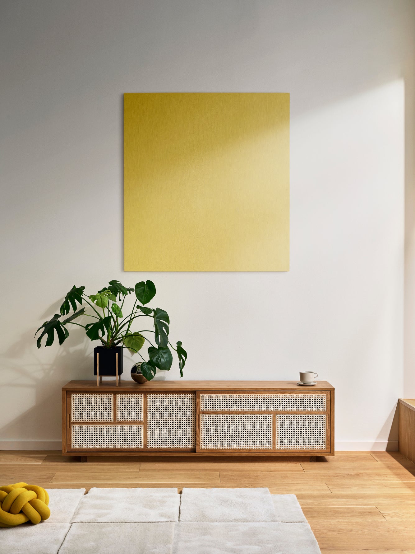 Rattan Sideboard Low