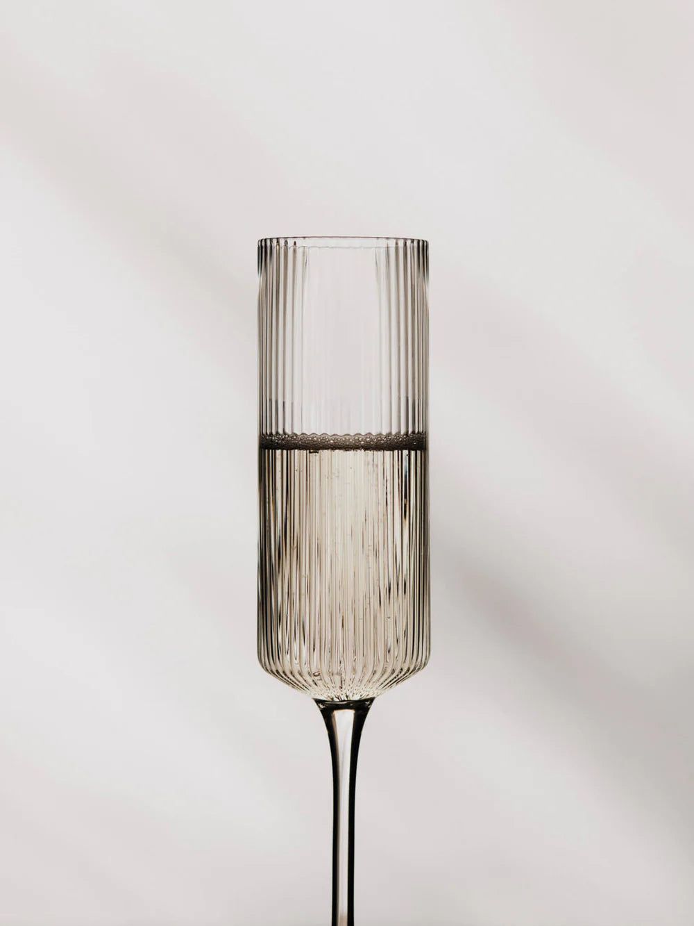 Ripple champagne flute