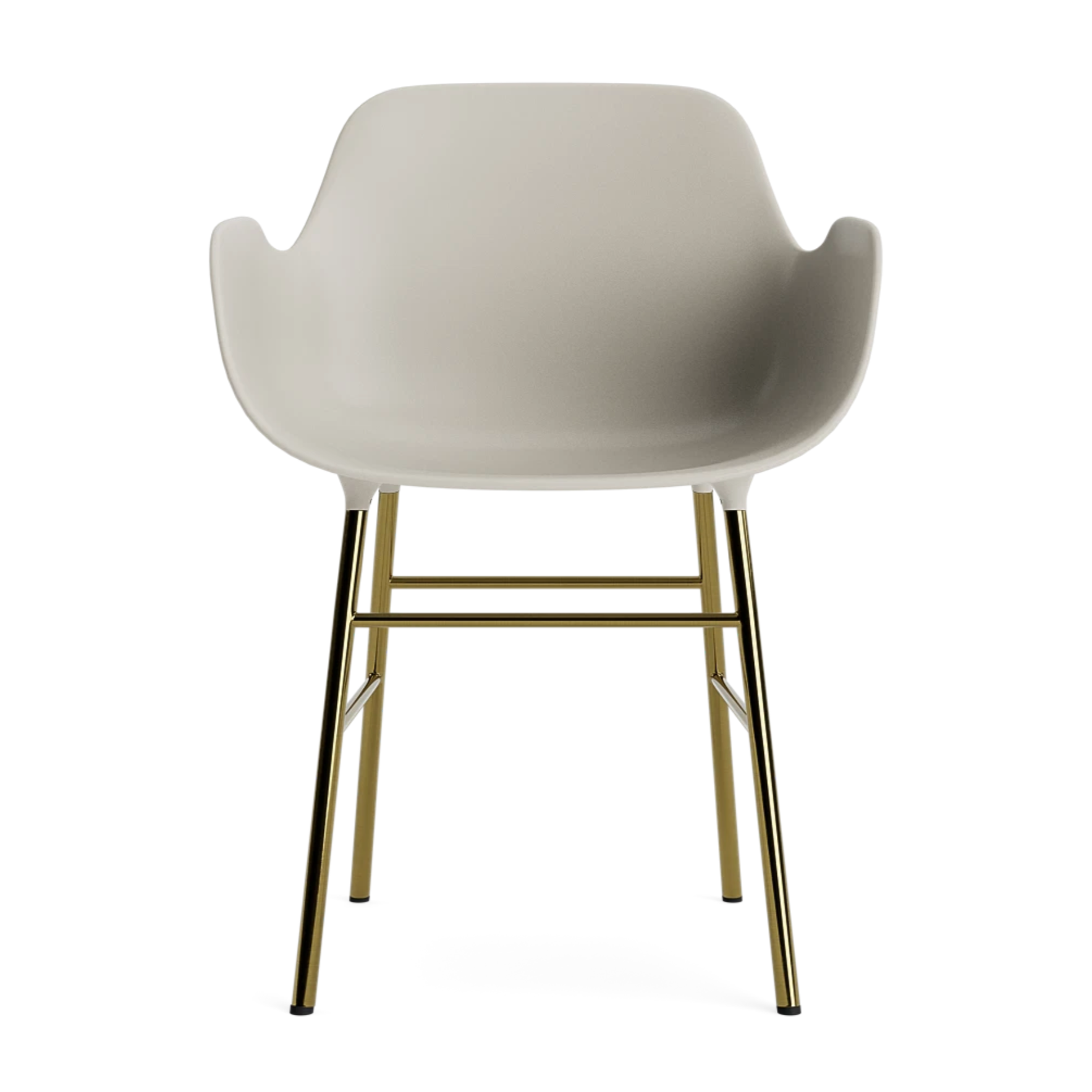 Form Armchair - Brass