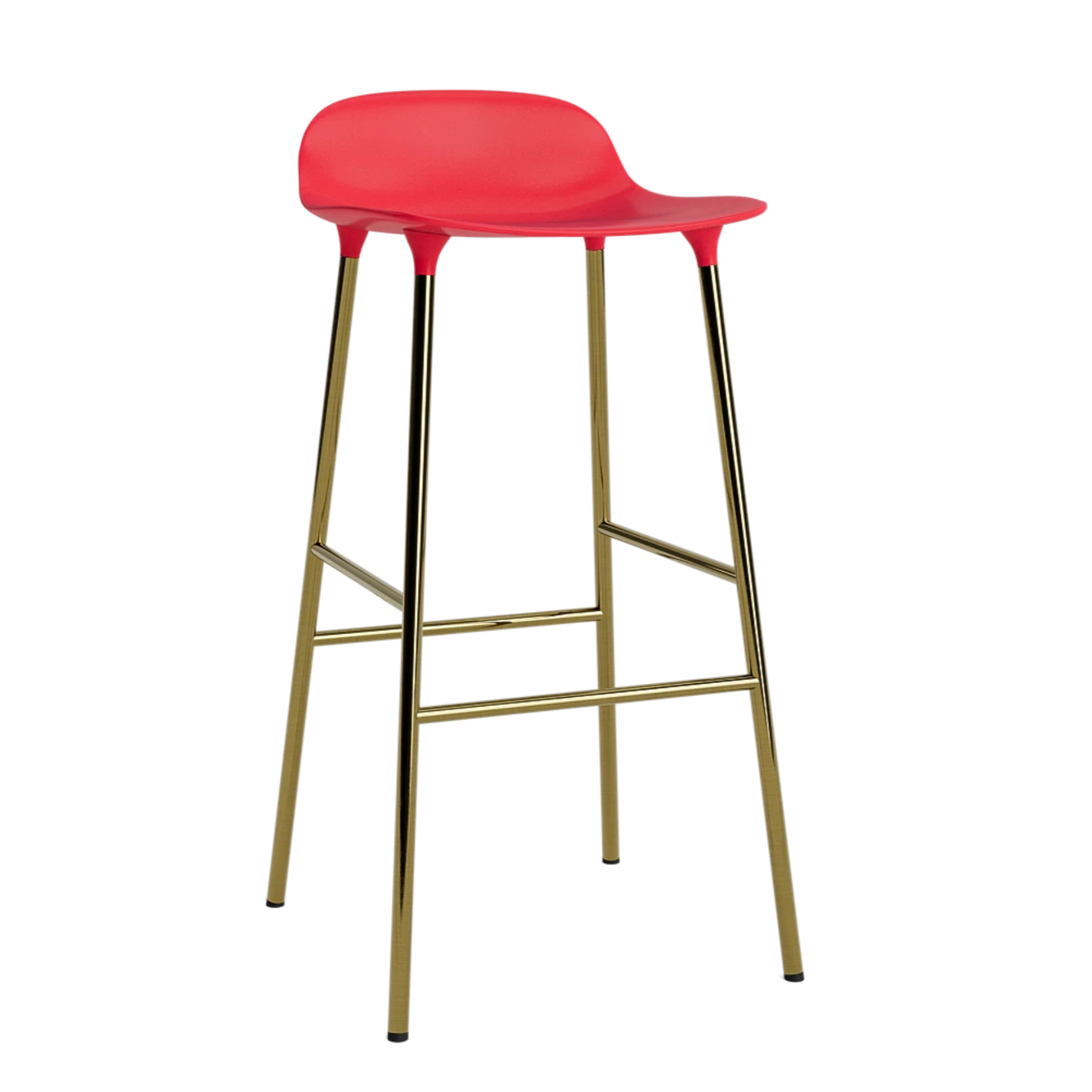 Form Barstool - Brass