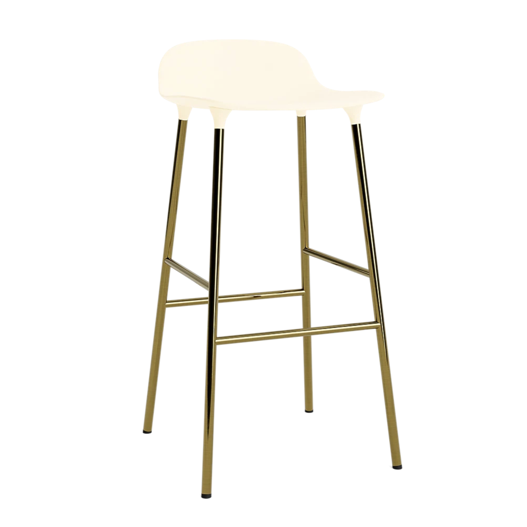 Form Barstool - Brass