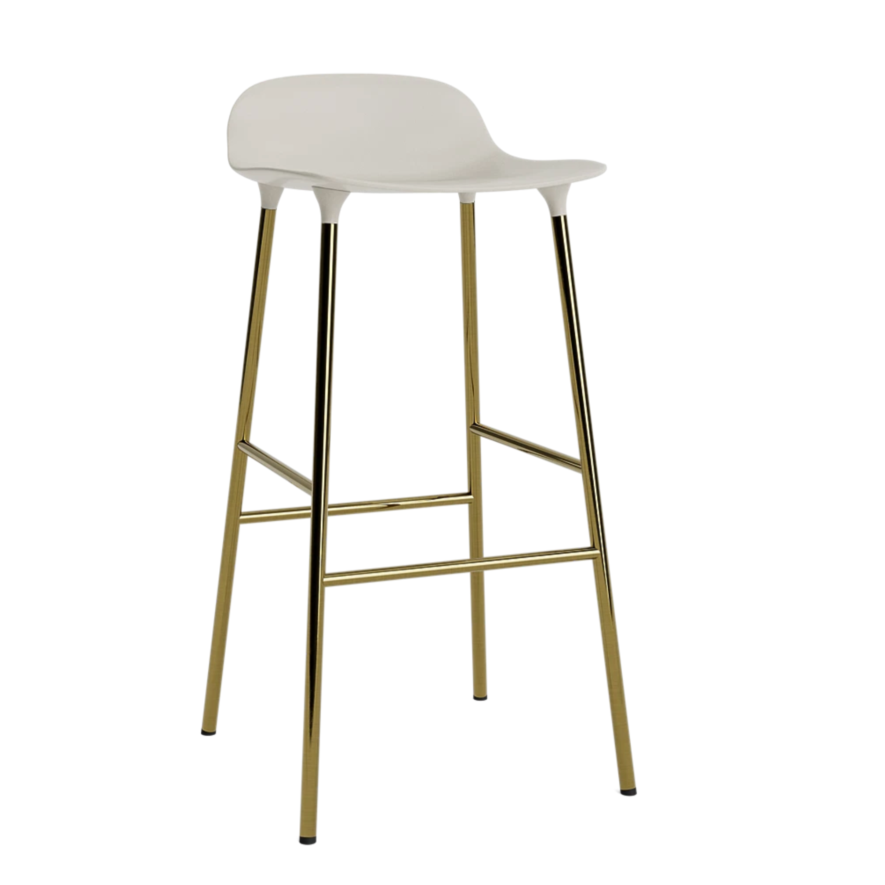 Form Barstool - Brass