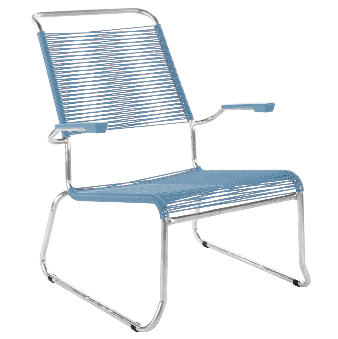 Schaffner Kufen Säntis Spaghetti Lounge Chair Hochlehner – mit Armlehne