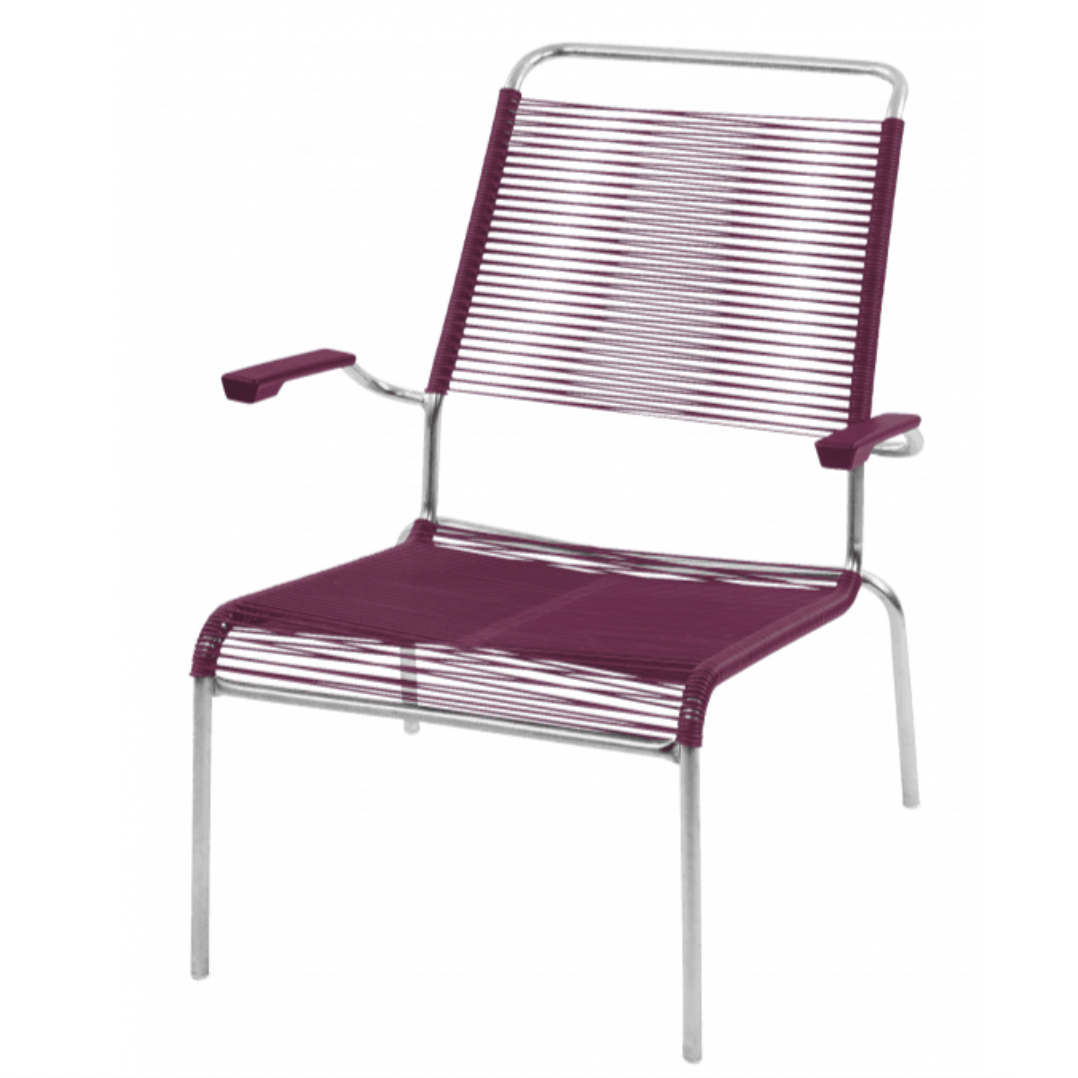 Schaffner Säntis Spaghetti Lounge Chair High Back – with armrest