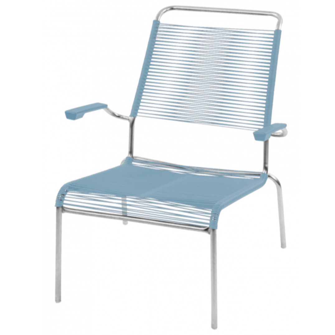Schaffner Säntis Spaghetti Lounge Chair Hochlehner – mit Armlehne