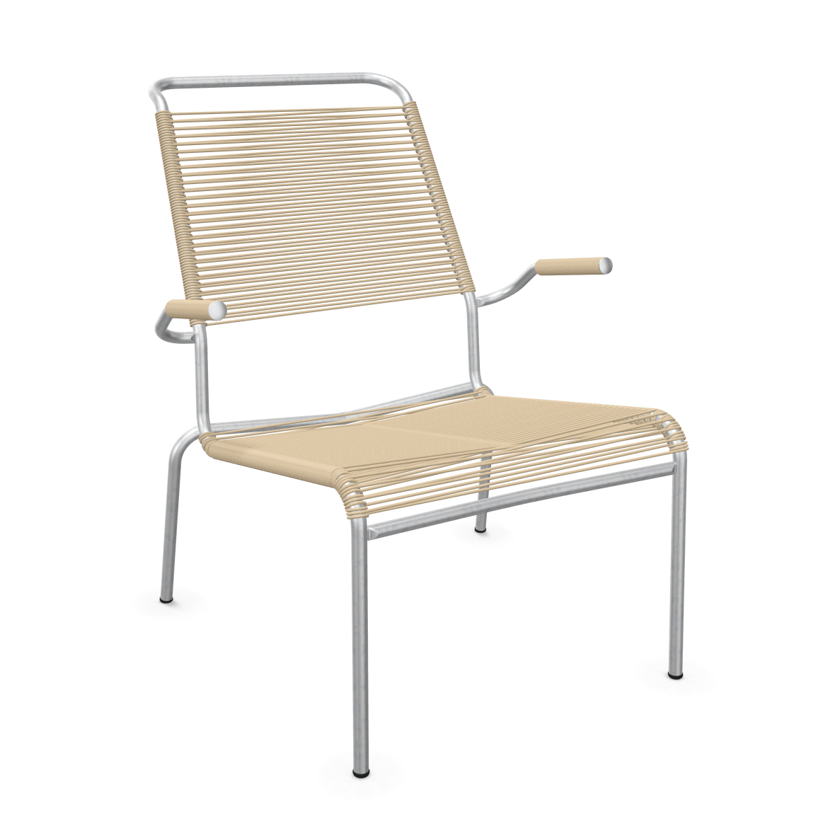 Schaffner Säntis Spaghetti Lounge Chair High Back – with armrest