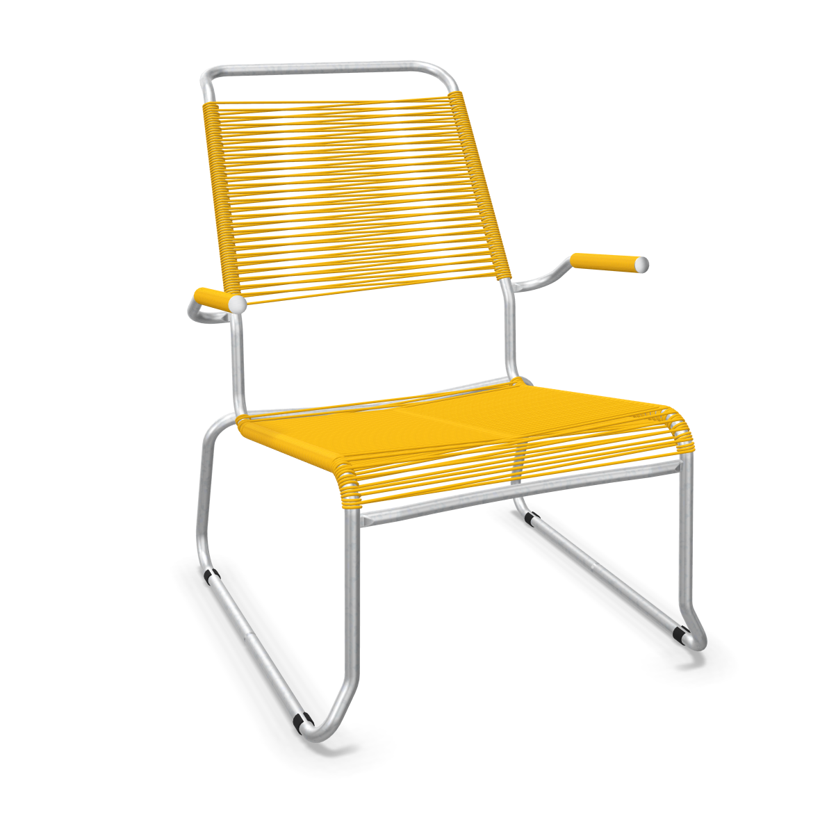 Schaffner Kufen Säntis Spaghetti Lounge Chair High Back – with armrest