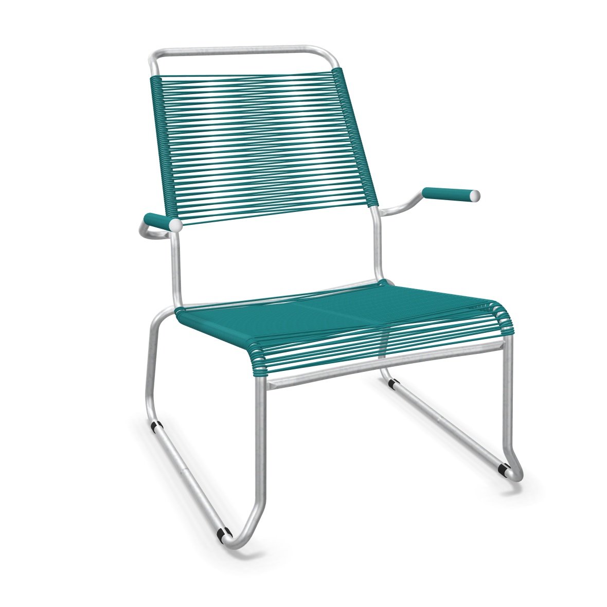 Schaffner Kufen Säntis Spaghetti Lounge Chair High Back – with armrest