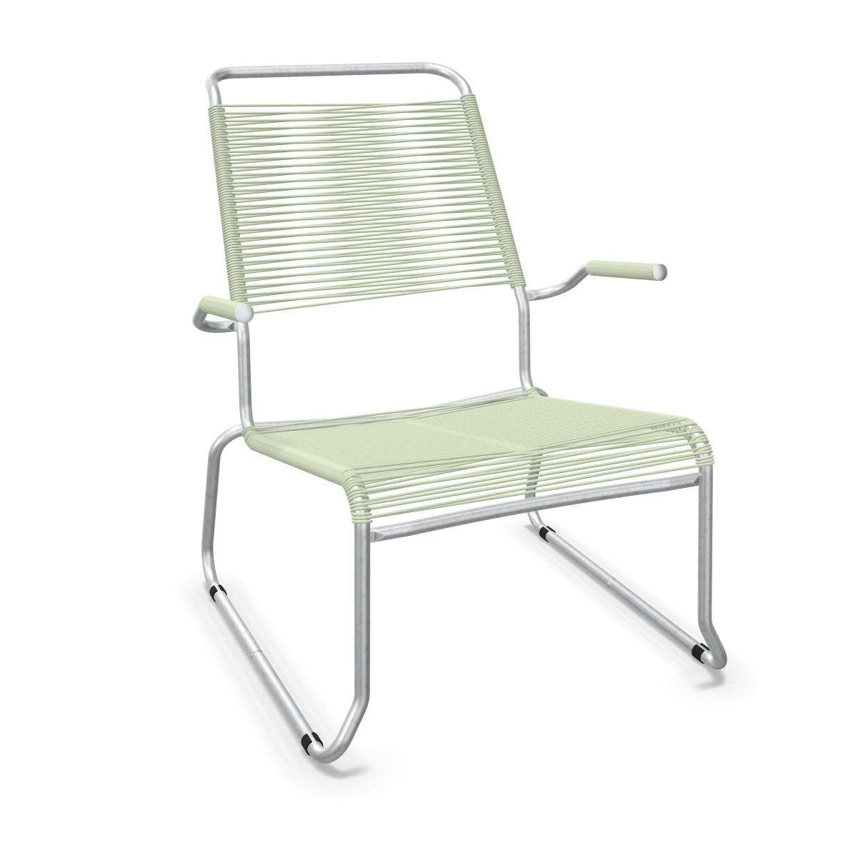 Schaffner Kufen Säntis Spaghetti Lounge Chair High Back – with armrest
