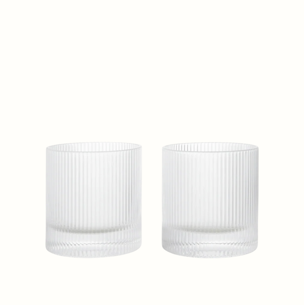 Ripple Tumbler Glasses - Set of 2