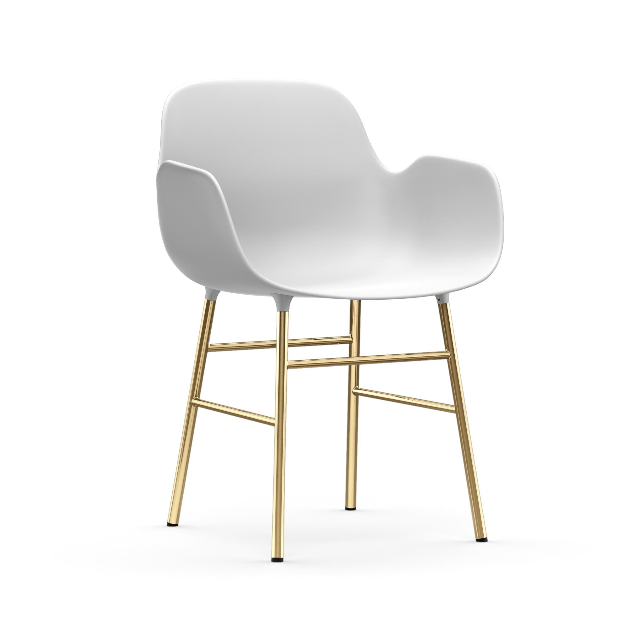 Form Armchair - Brass