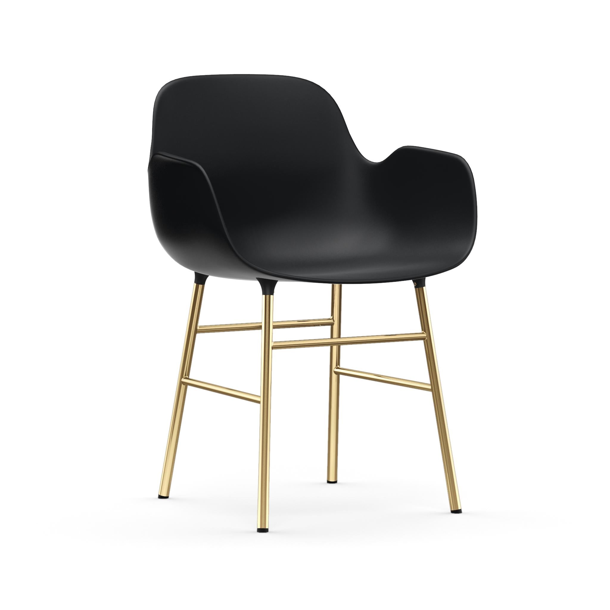 Form Armchair - Brass