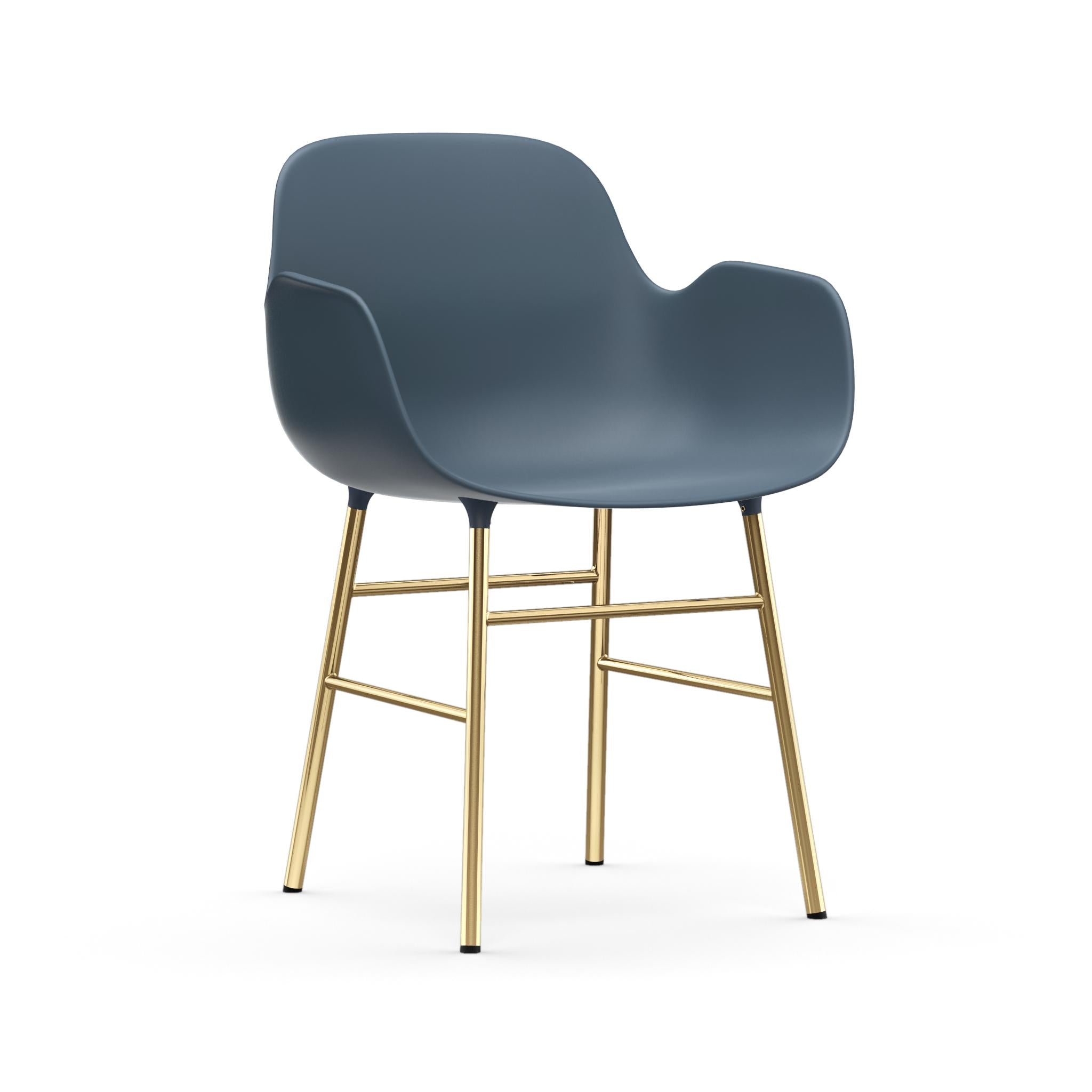 Form Armchair - Brass