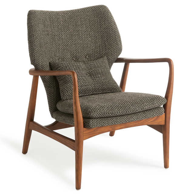 50er Jahre Sessel – Grau