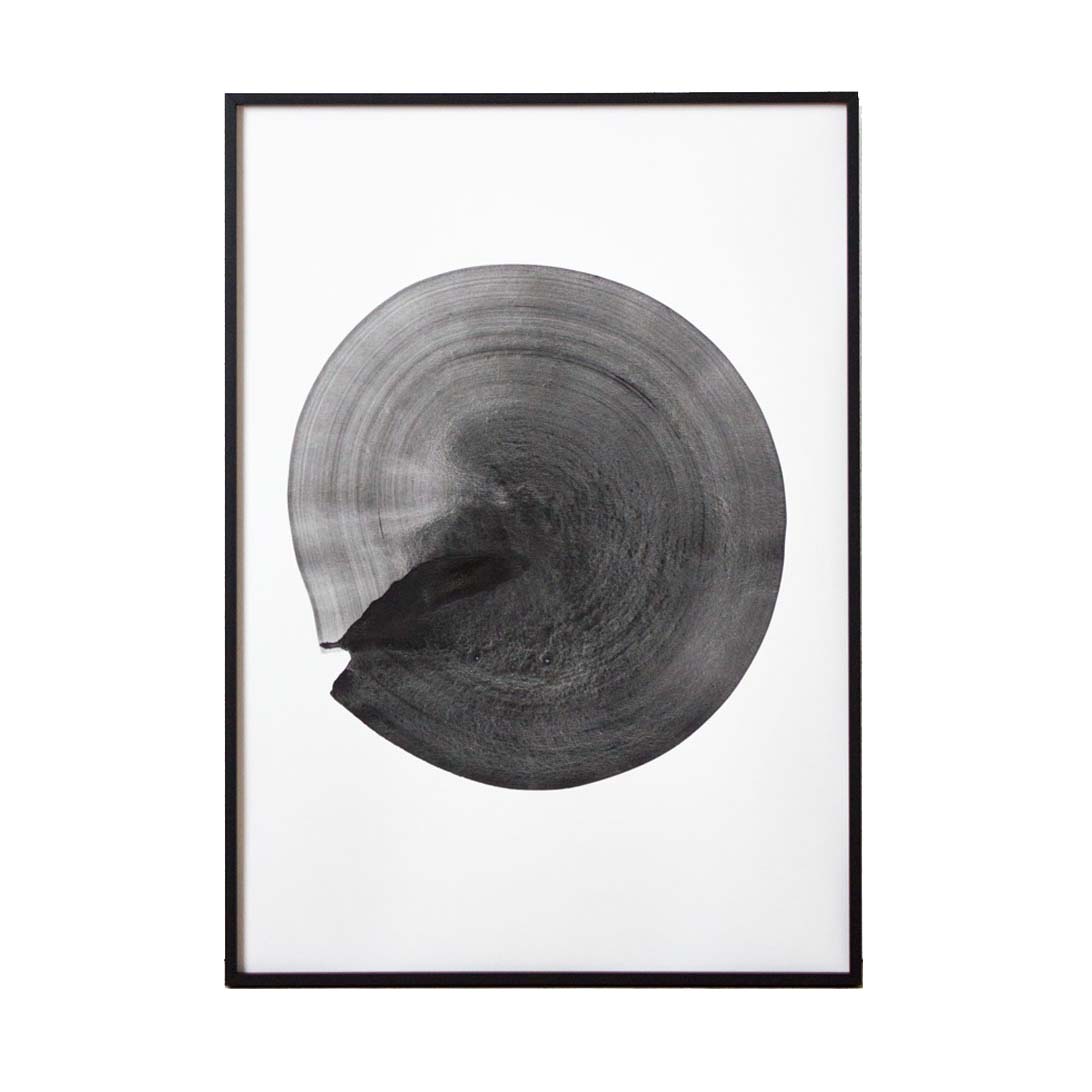 Art-Print-Black Circle