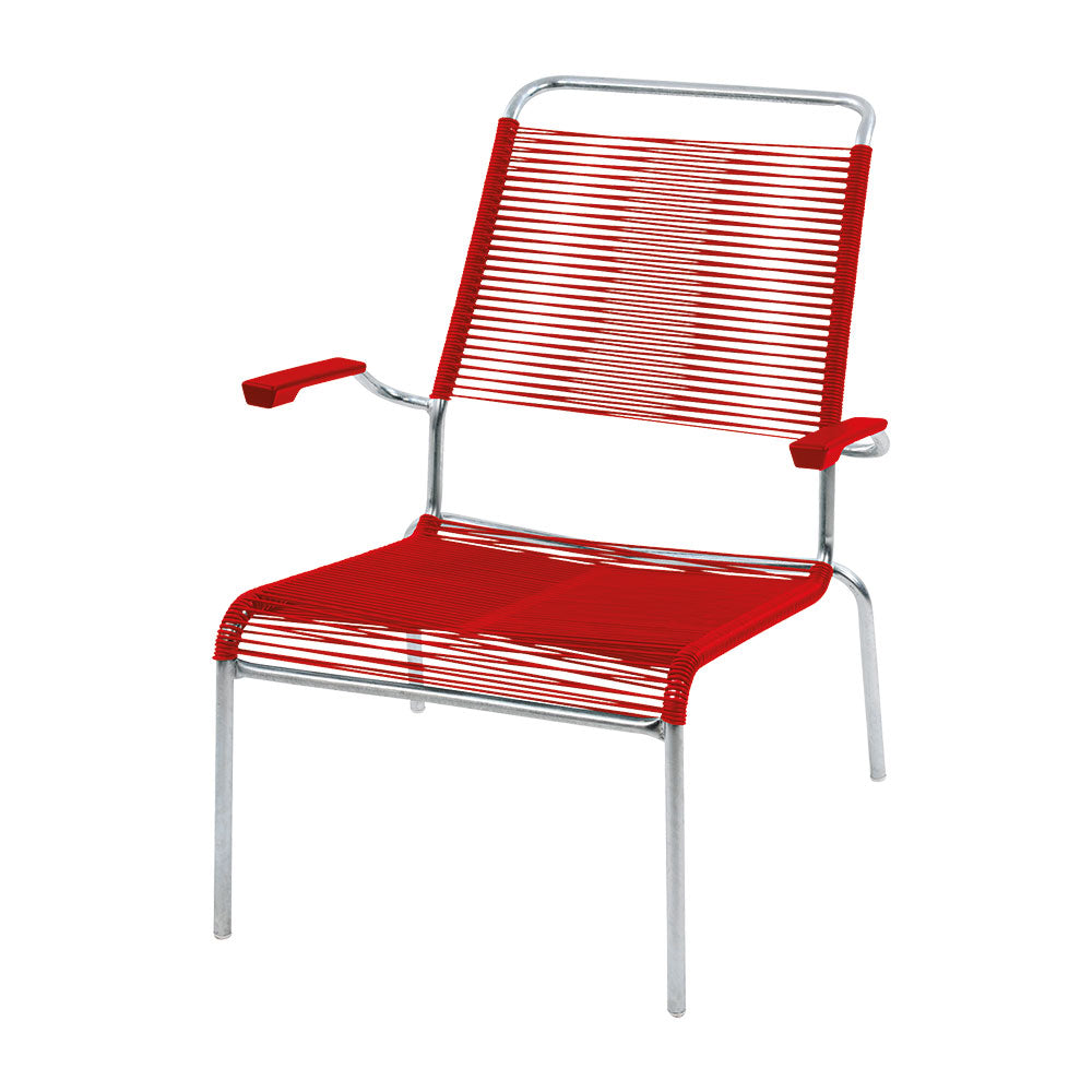 Schaffner Säntis Spaghetti Lounge Chair Hochlehner – mit Armlehne