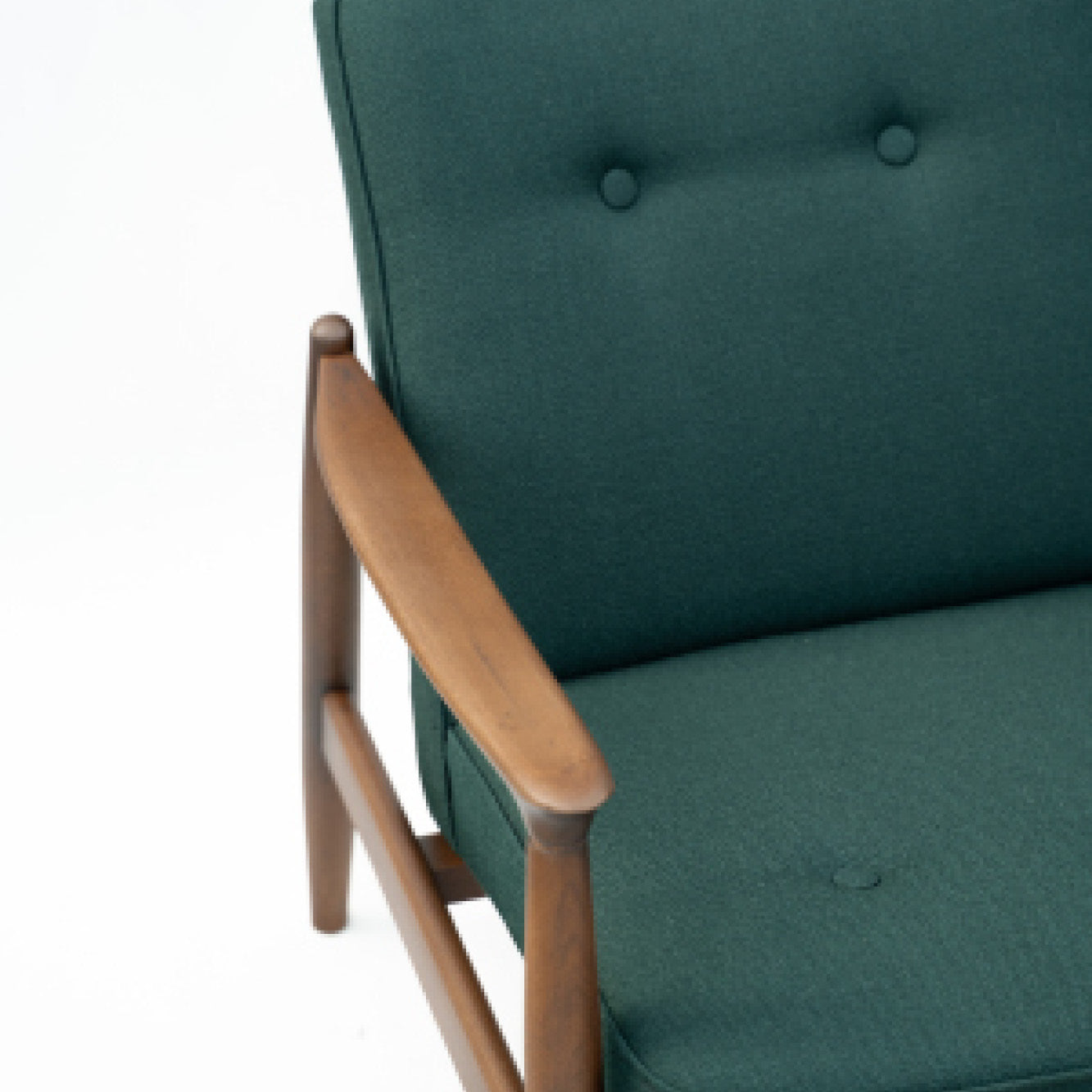 Armchair GFM 64 / Kvadrat x Raf Simons Dark Bottle Green